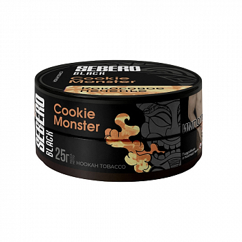 Табак Sebero Black, 25гр "Cookie Monster / Кокосовое печенье"